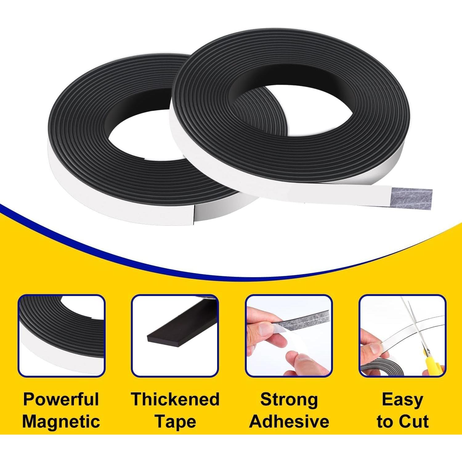 Cinta Magnética Autoadhesiva SALEX 6.35 mm x 12.19 m