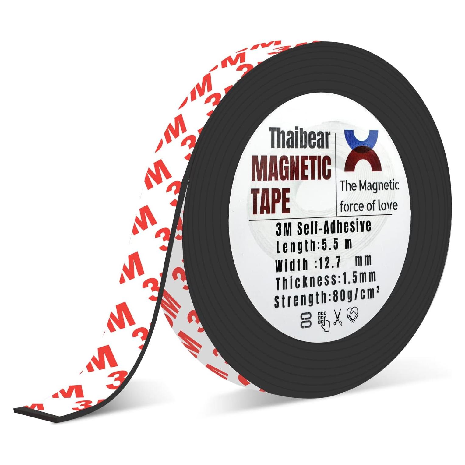 Cinta Magnética Adhesiva 3M Thaibear 12.7mm x 5.5m