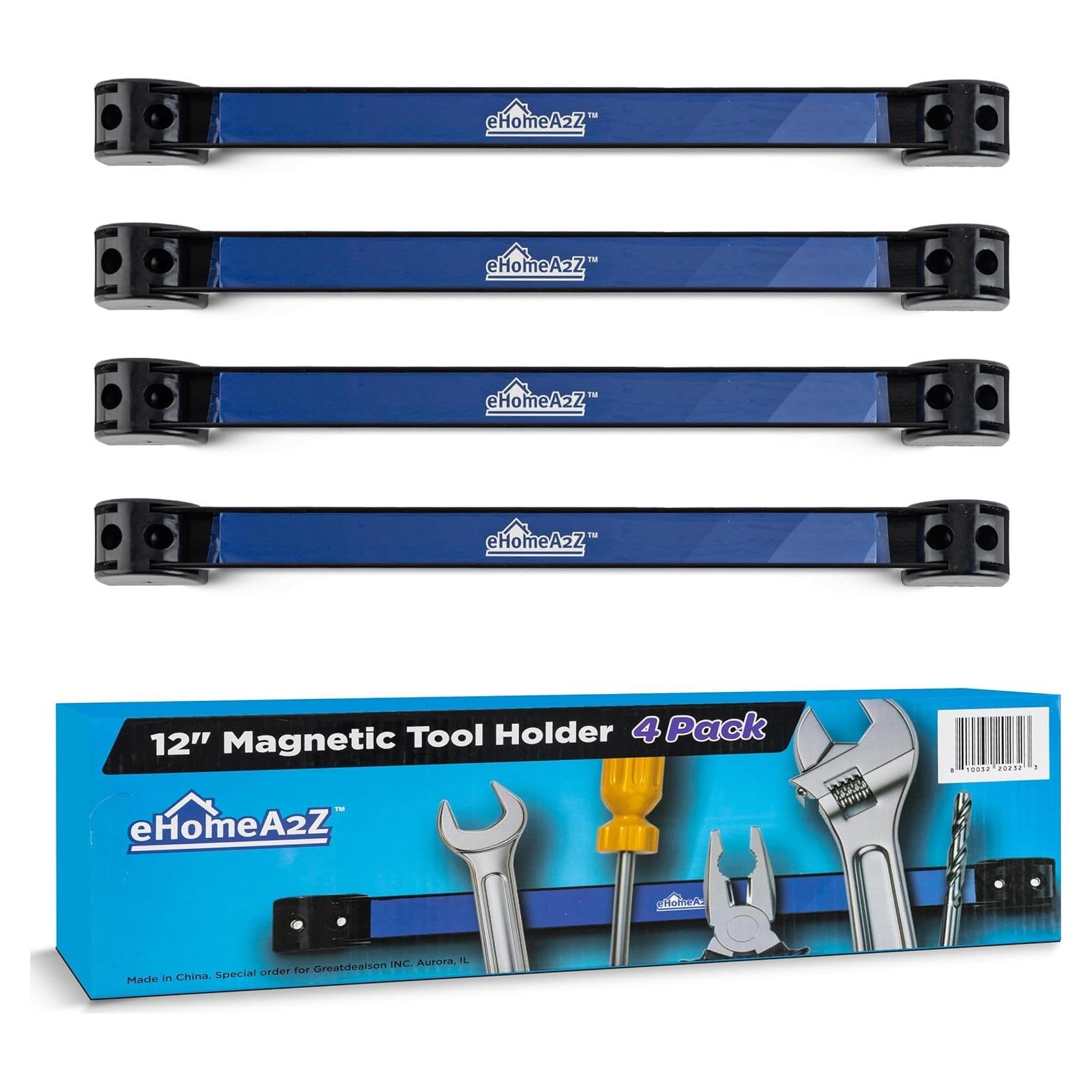 Soporte Magnético para Herramientas EHOMEA2Z 30.48 cm - Paquete de 4