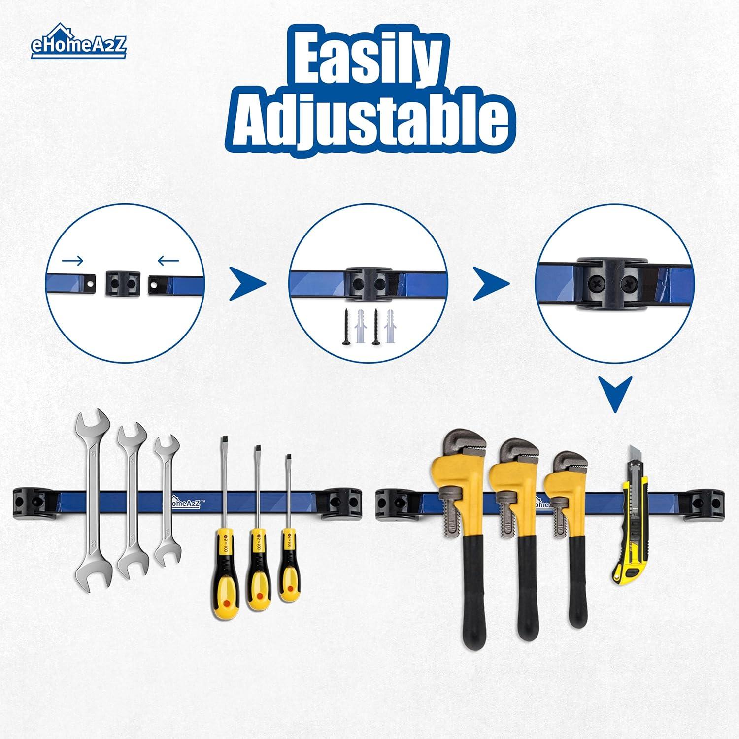 Soporte Magnético para Herramientas EHOMEA2Z 30.48 cm - Paquete de 4