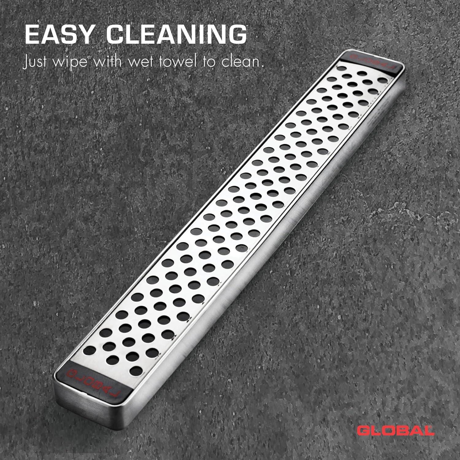 Soporte Magnético de Pared Global 81 cm Acero Inoxidable