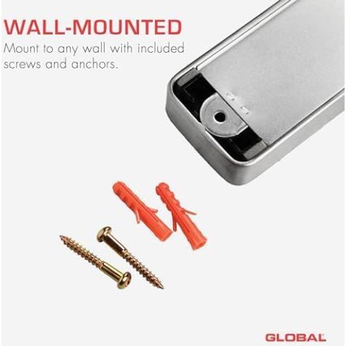 Soporte Magnético de Pared Global G-42/51, Acero Inoxidable 50.8 cm