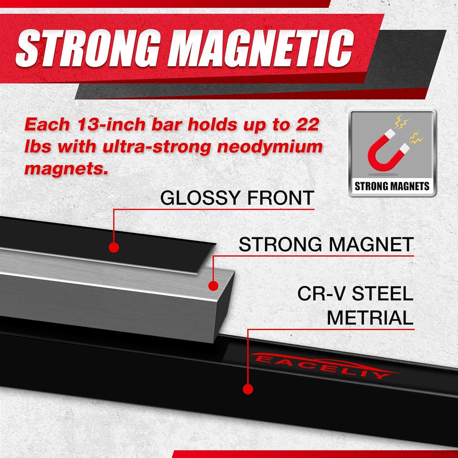 Organizador Magnético EACELIY 6 Piezas 33 cm para Herramientas