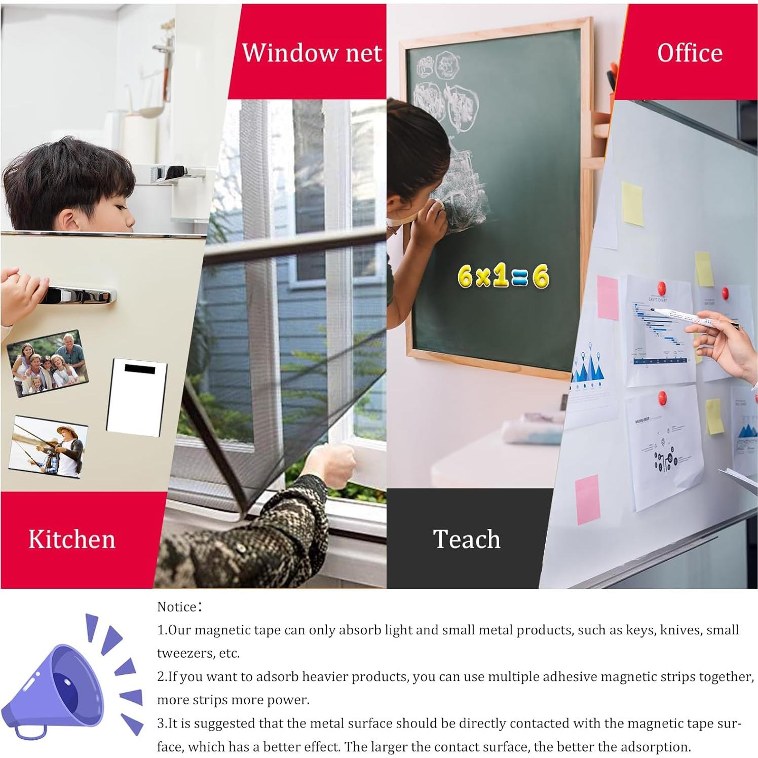 Cinta Magnética Adhesiva 3M Towjug 2.54cm x 6.1m Flexible