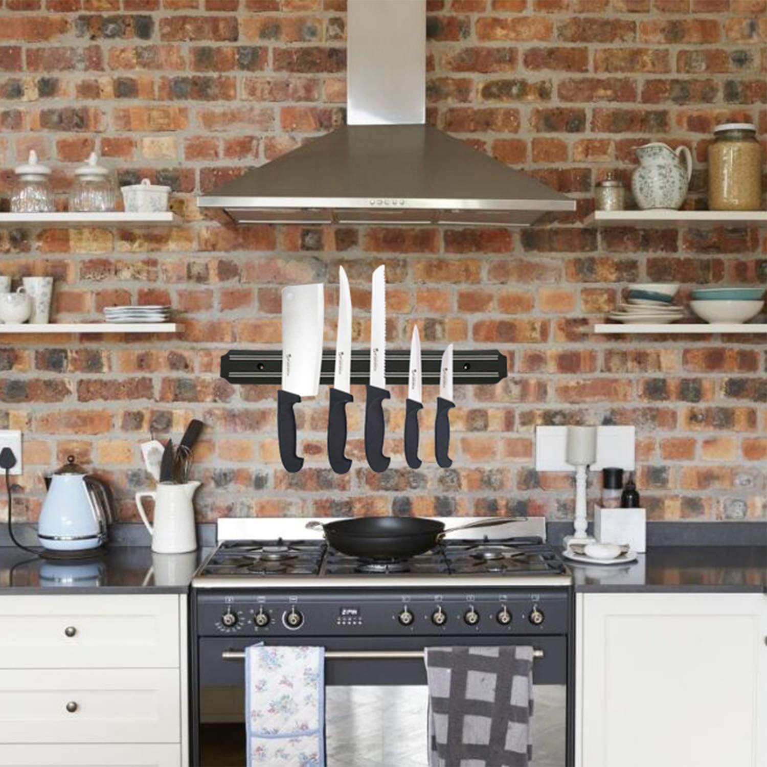 Tira Magnética para Cuchillos ARCPRM 38 cm - Organizador Multiusos