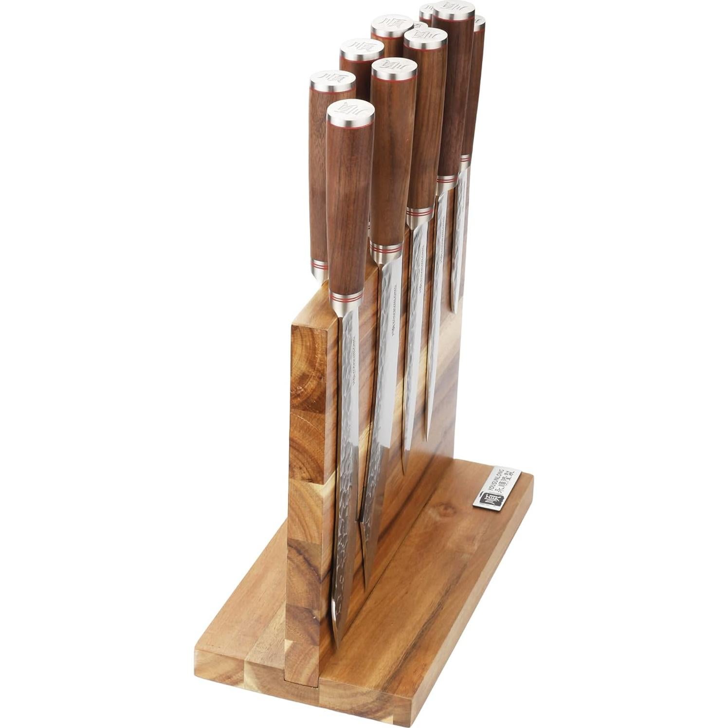 Bloque Magnético para Cuchillos YOUSUNLONG - Madera Acacia 32 cm