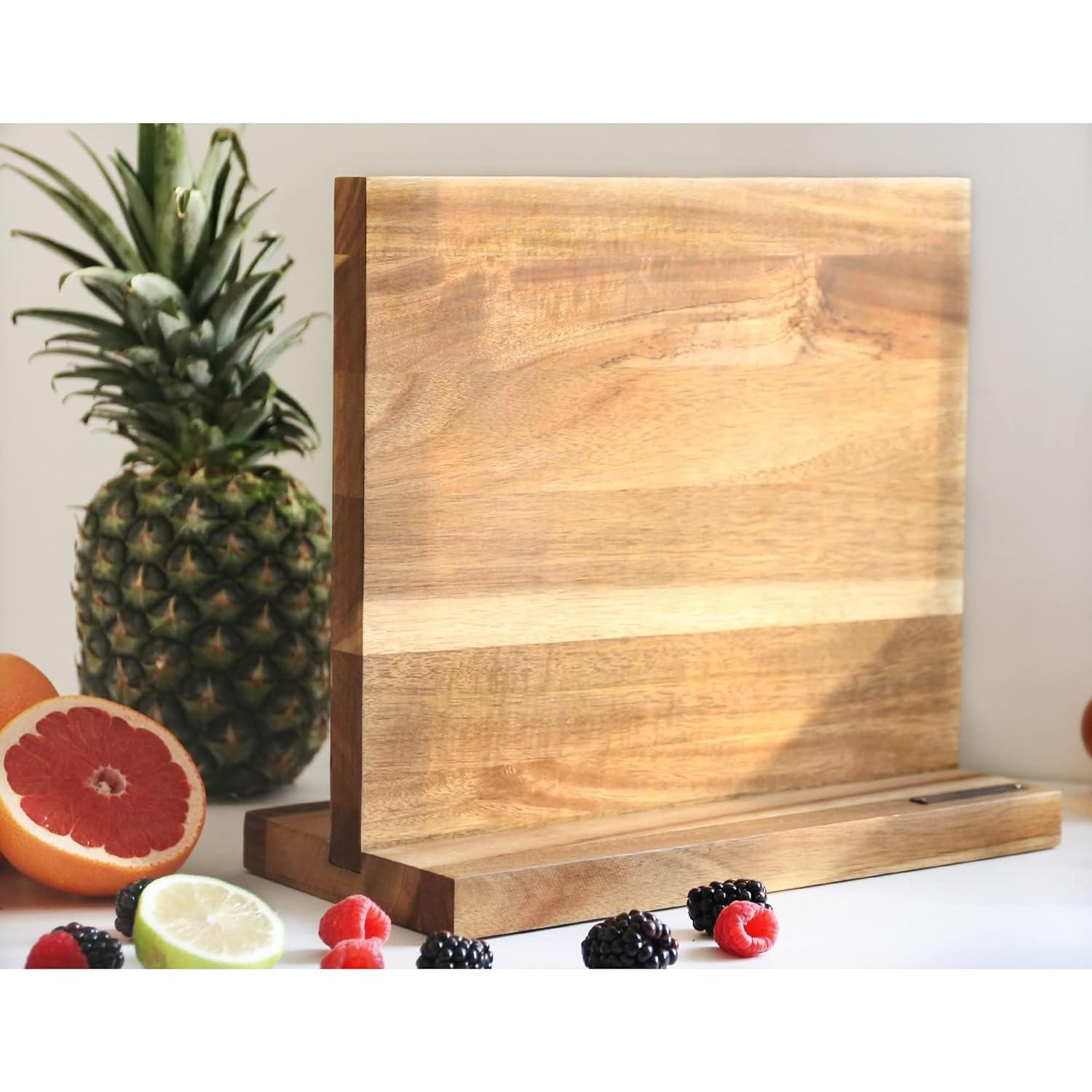 Bloque Magnético para Cuchillos YOUSUNLONG - Madera Acacia 32 cm