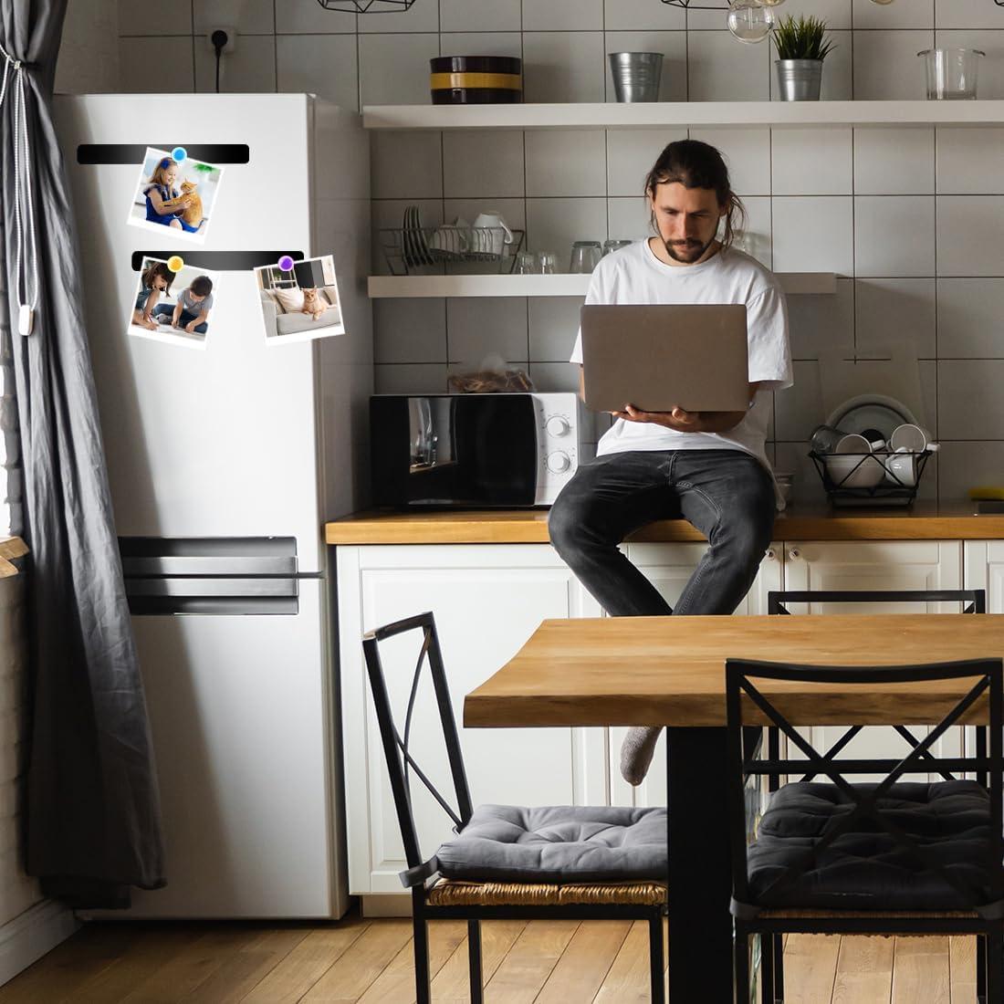 Tiras Magnéticas de Metal LINXIU 26x300mm con Adhesivo