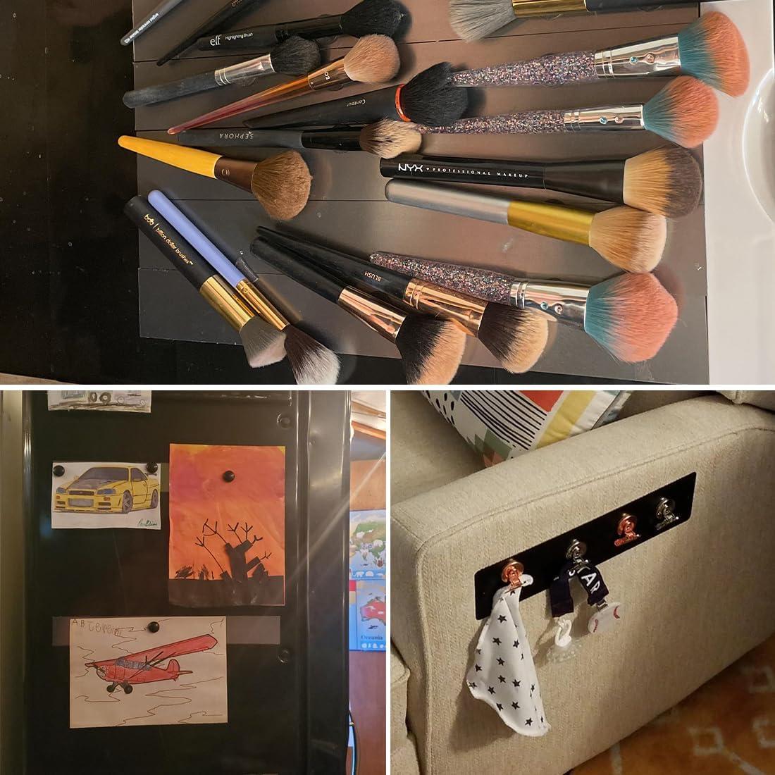 Tiras Magnéticas de Metal LINXIU 26x300mm con Adhesivo