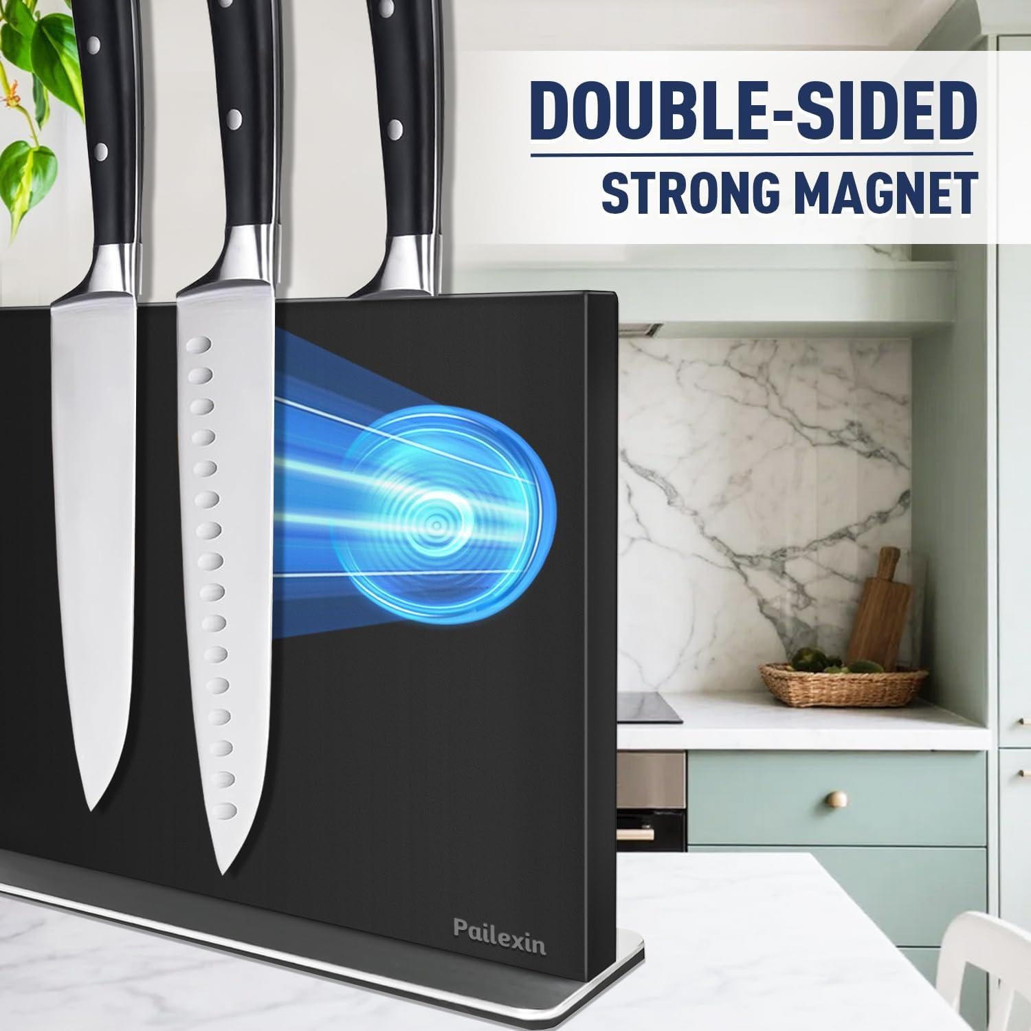 Soporte Magnético para Cuchillos Pailexin 40.64 cm Acero Inoxidable