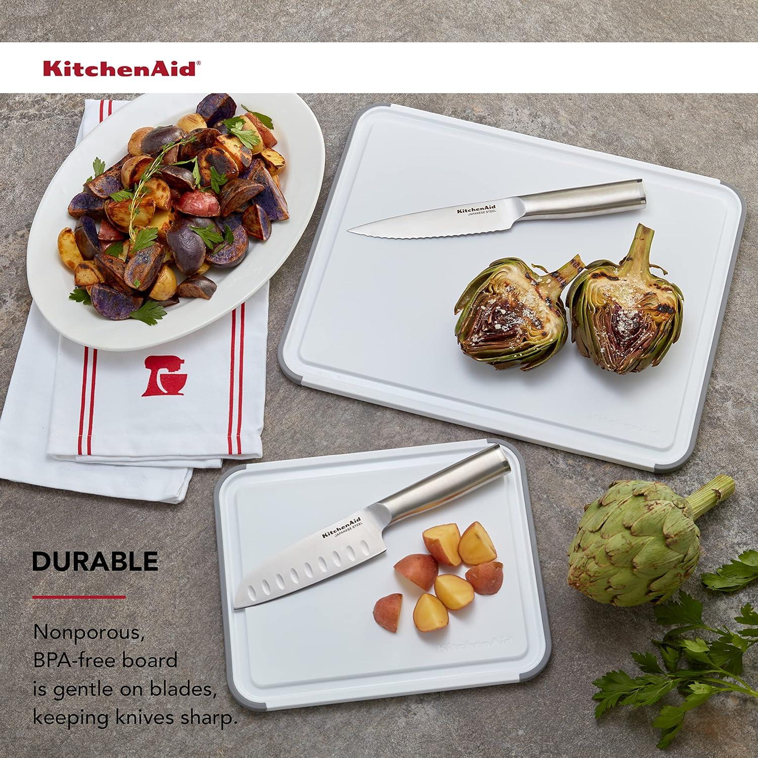 Juego de 2 Tableros de Corte Antideslizantes KitchenAid 35.56x27.94cm