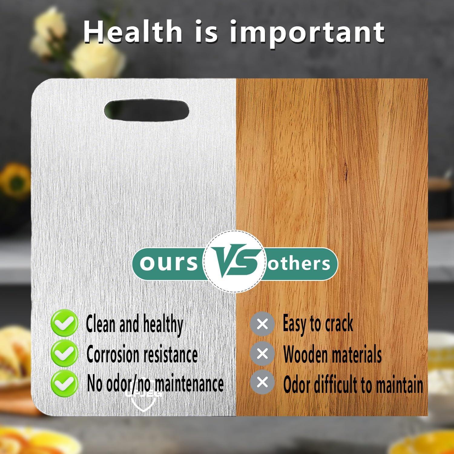 Juego de 3 Tablas de Cortar de Titanio UFJEG - Apto Lavavajillas