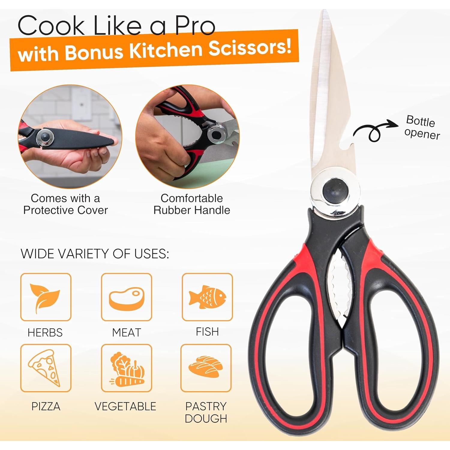 Juego de Tablas de Cortar EZTICO 4 Piezas Libre de BPA con Soporte