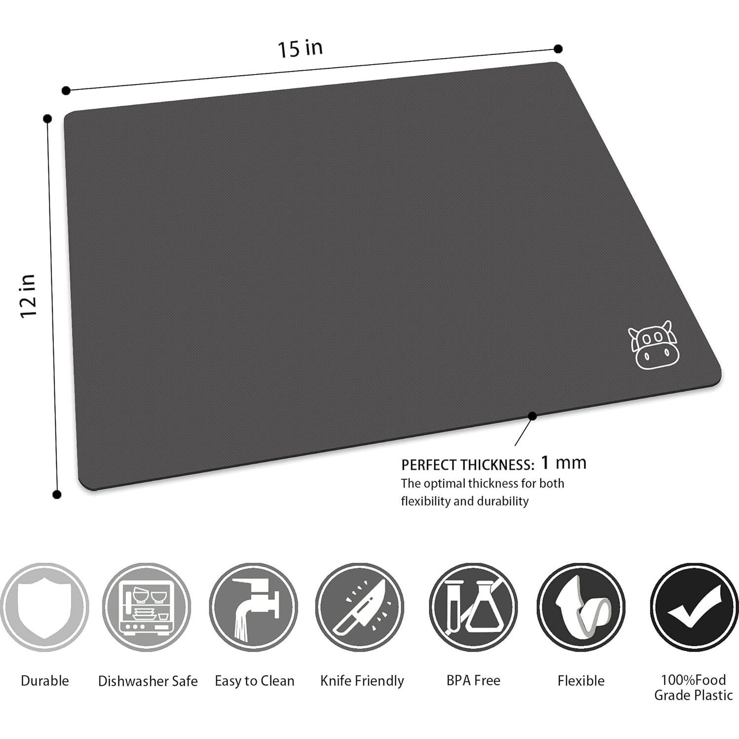 Conjunto de 5 tablas de cortar ZVP color gradiente 38.1x30.5 cm