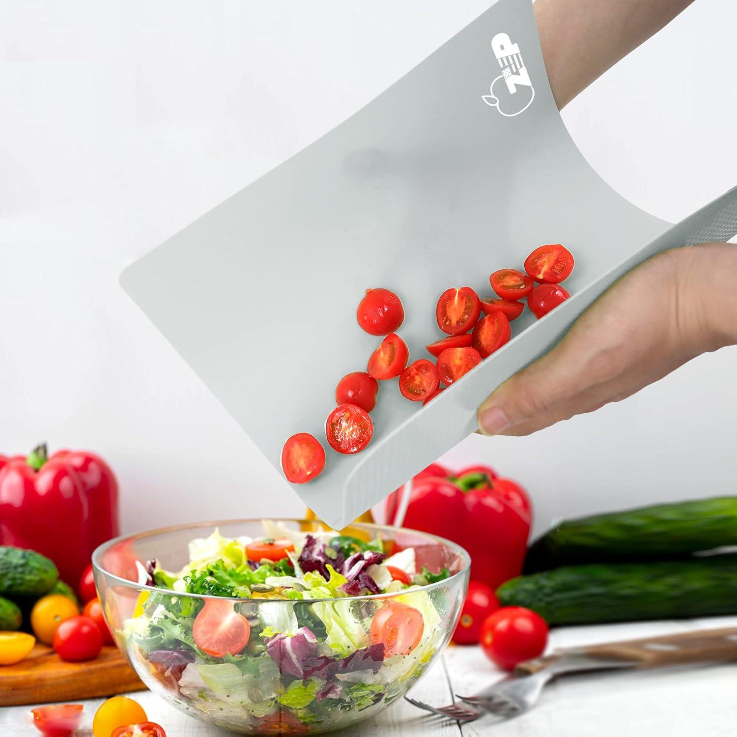 Conjunto de 5 tablas de cortar ZVP color gradiente 38.1x30.5 cm