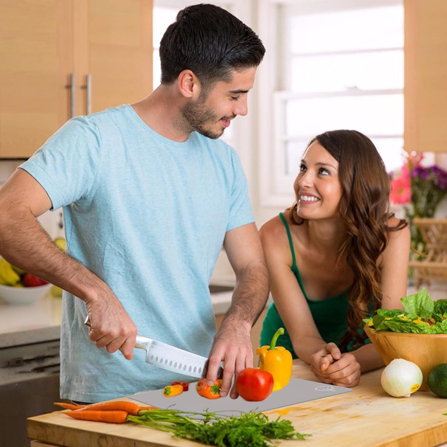 Conjunto de 5 tablas de cortar ZVP color gradiente 38.1x30.5 cm