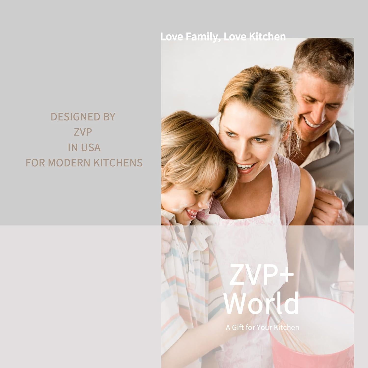 Conjunto de 5 tablas de cortar ZVP color gradiente 38.1x30.5 cm