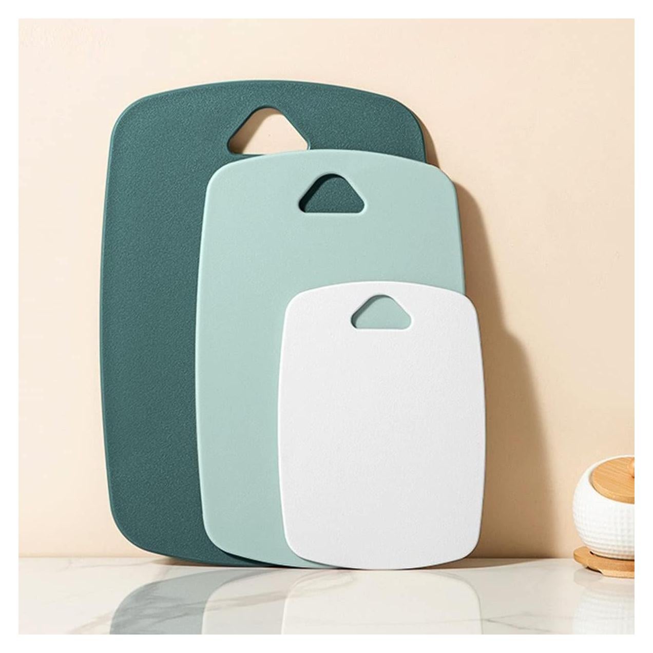 Juego de 3 Tablas de Cortar XINHUISHQZ Verde 35x25cm