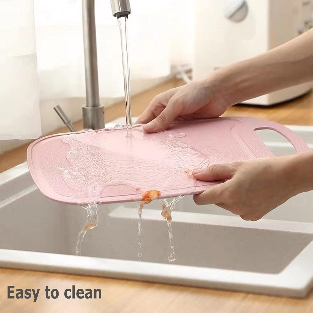 Juego de 3 Tablas de Cortar Yeler de Plástico A Prueba de Lavavajillas