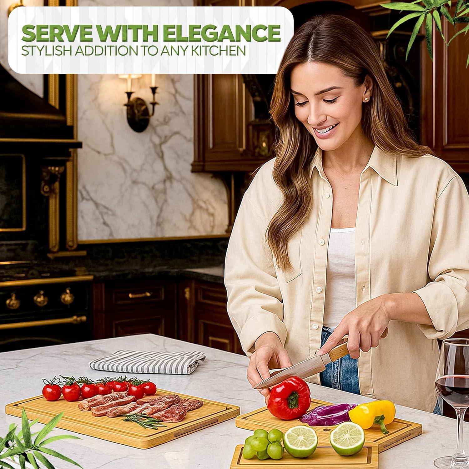 Juego de Tablas de Cortar de Bambú CZ Murphy - 3 Piezas