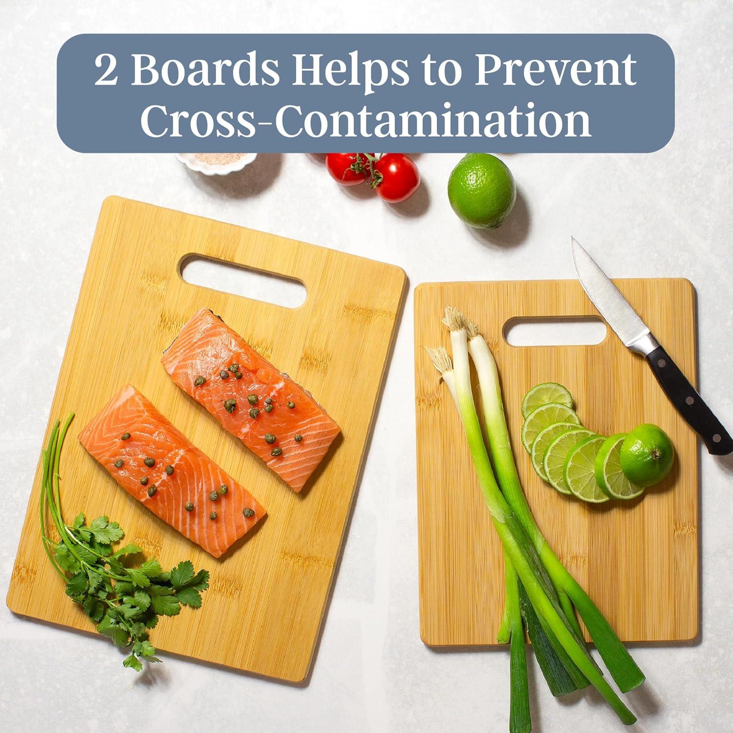 Juego de Tablas de Cortar de Bambú 2 Piezas Totally Bamboo