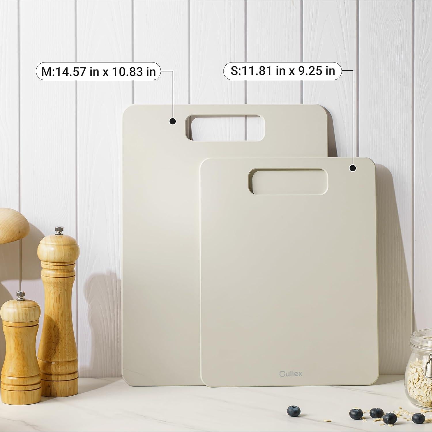 Juego de 2 Tablas de Cortar Culiex de Madera Ecológica