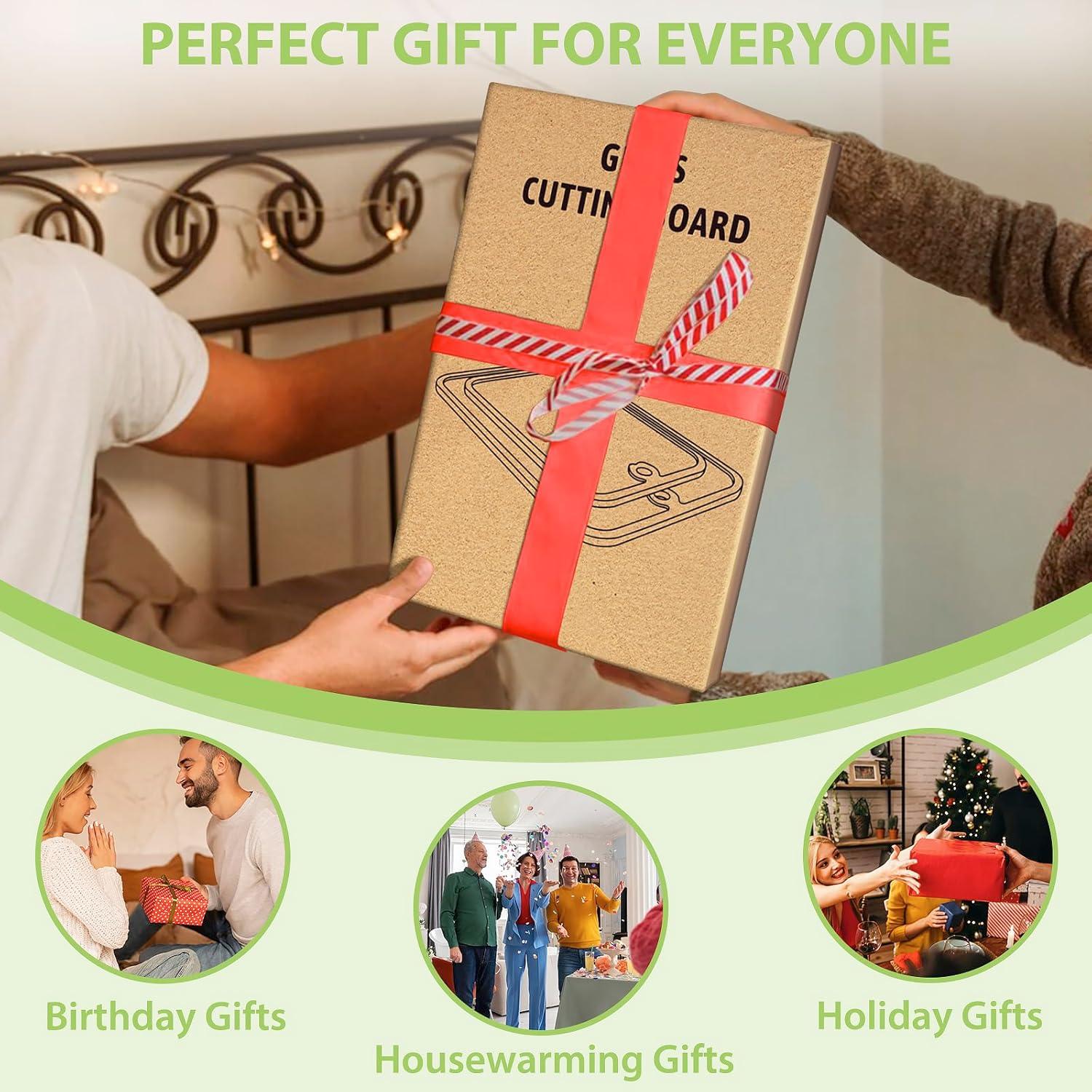 Juego de 2 Tablas de Cortar de Vidrio Freshmage 38x25 cm y 30x20 cm