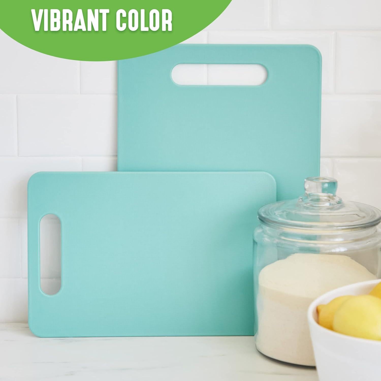 Juego de Tablas de Cortar GreenLife 2 Piezas Turquesa 20x30 cm