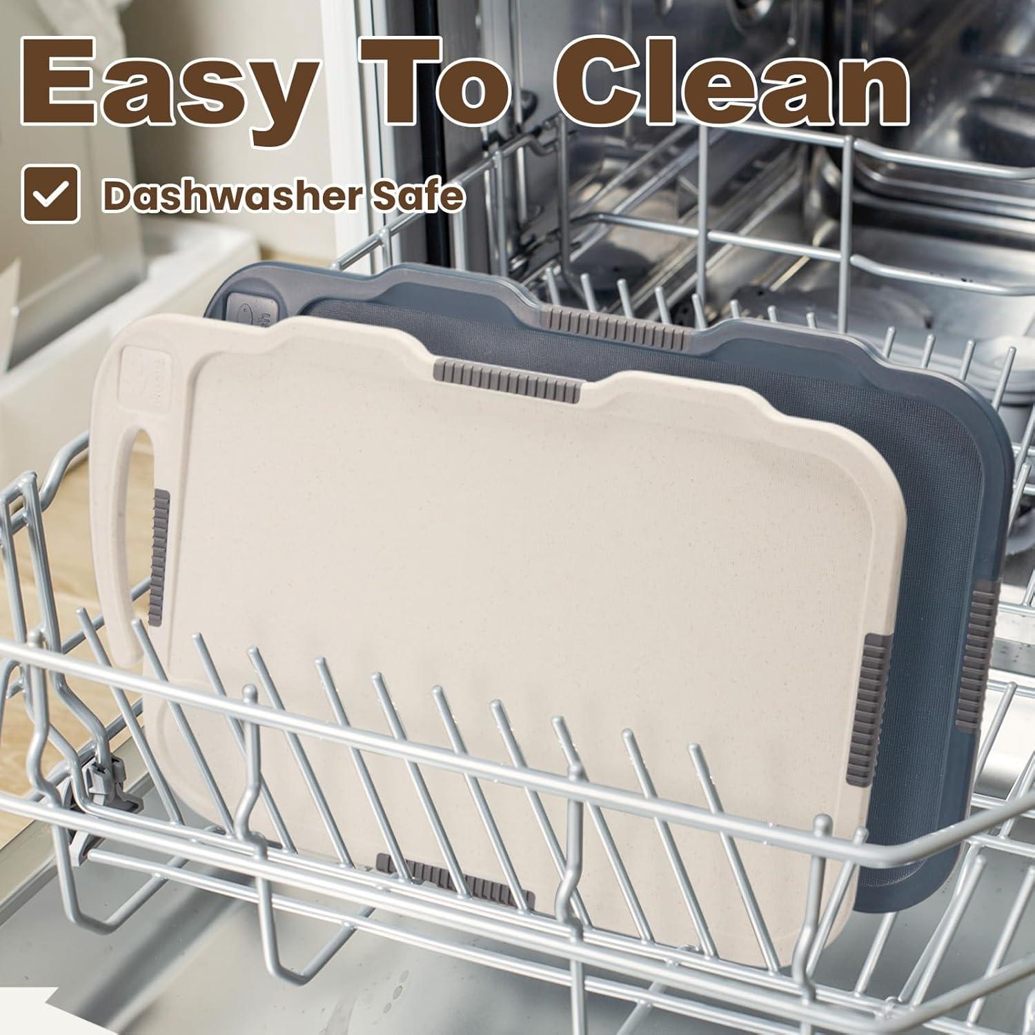 Set de 4 Tablas de Cortar Glotoch 40.64x25.4cm Antideslizantes