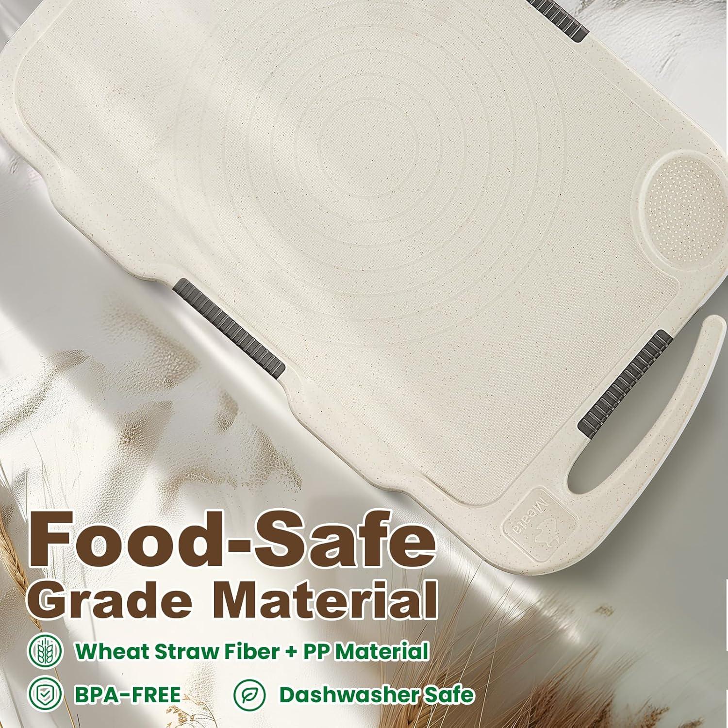 Set de 4 Tablas de Cortar Glotoch 40.64x25.4cm Antideslizantes