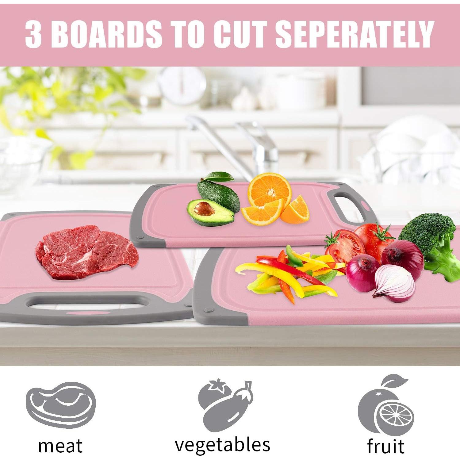 Juego de 3 Tablas de Cortar Rottogoon Antideslizantes 40 cm