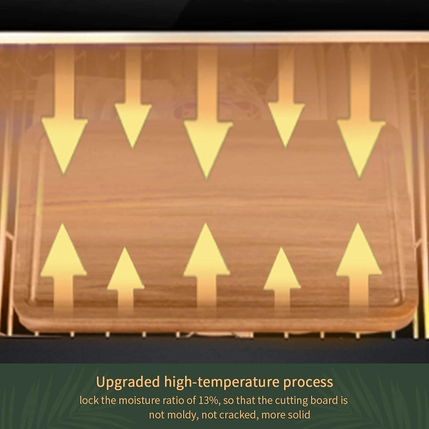 Juego de 3 Tablas de Cortar de Madera Acacia ADMKERS
