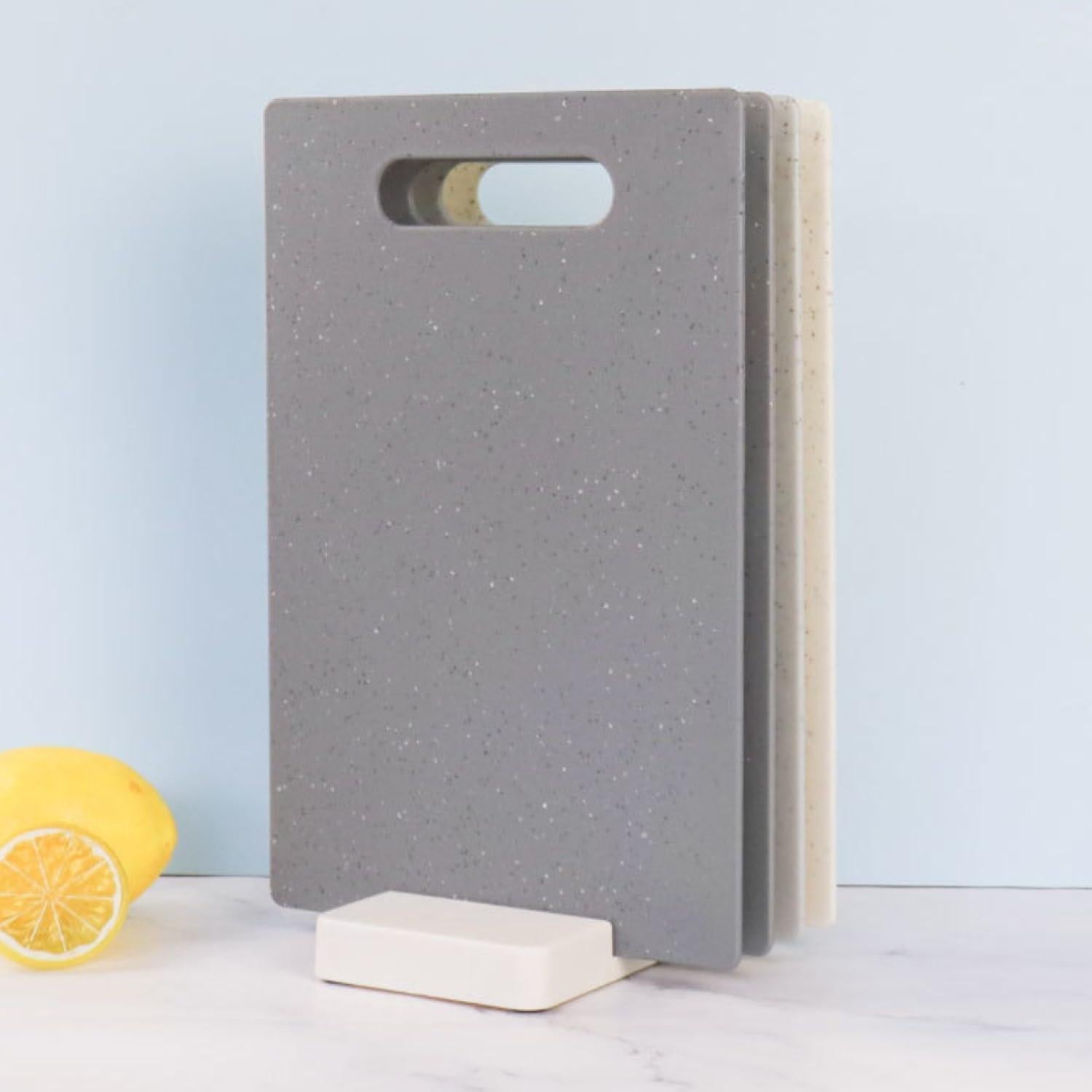 Juego de 4 Tablas de Cortar RICHFANCY con Soporte Antideslizante