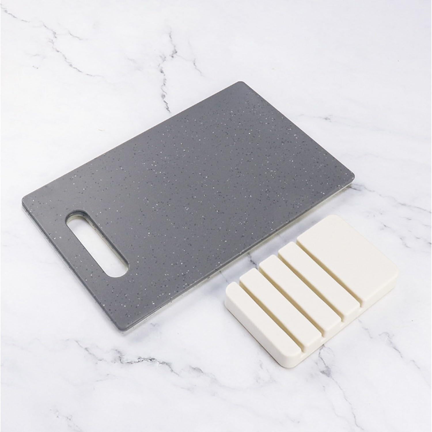 Juego de 4 Tablas de Cortar RICHFANCY con Soporte Antideslizante