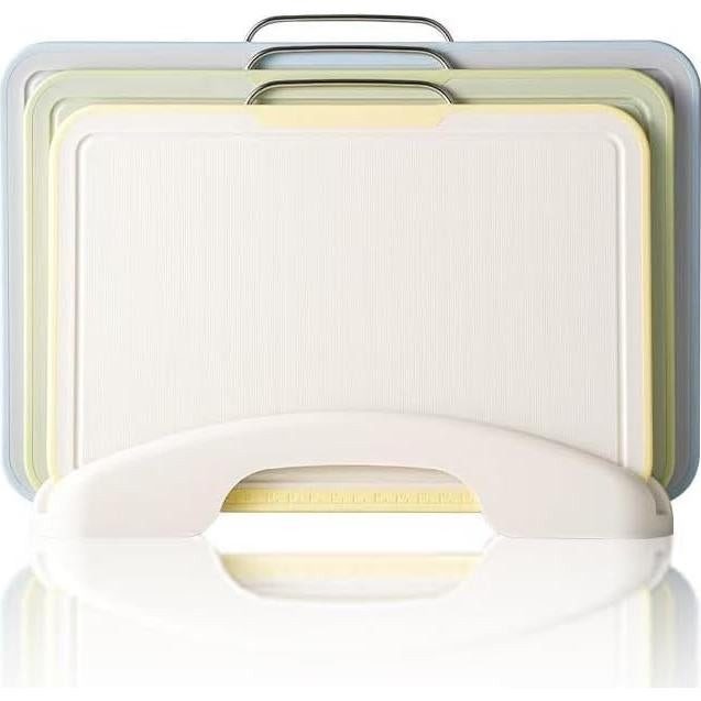 Juego de 3 Tablas de Cortar ACAUTO con Soporte Antideslizante