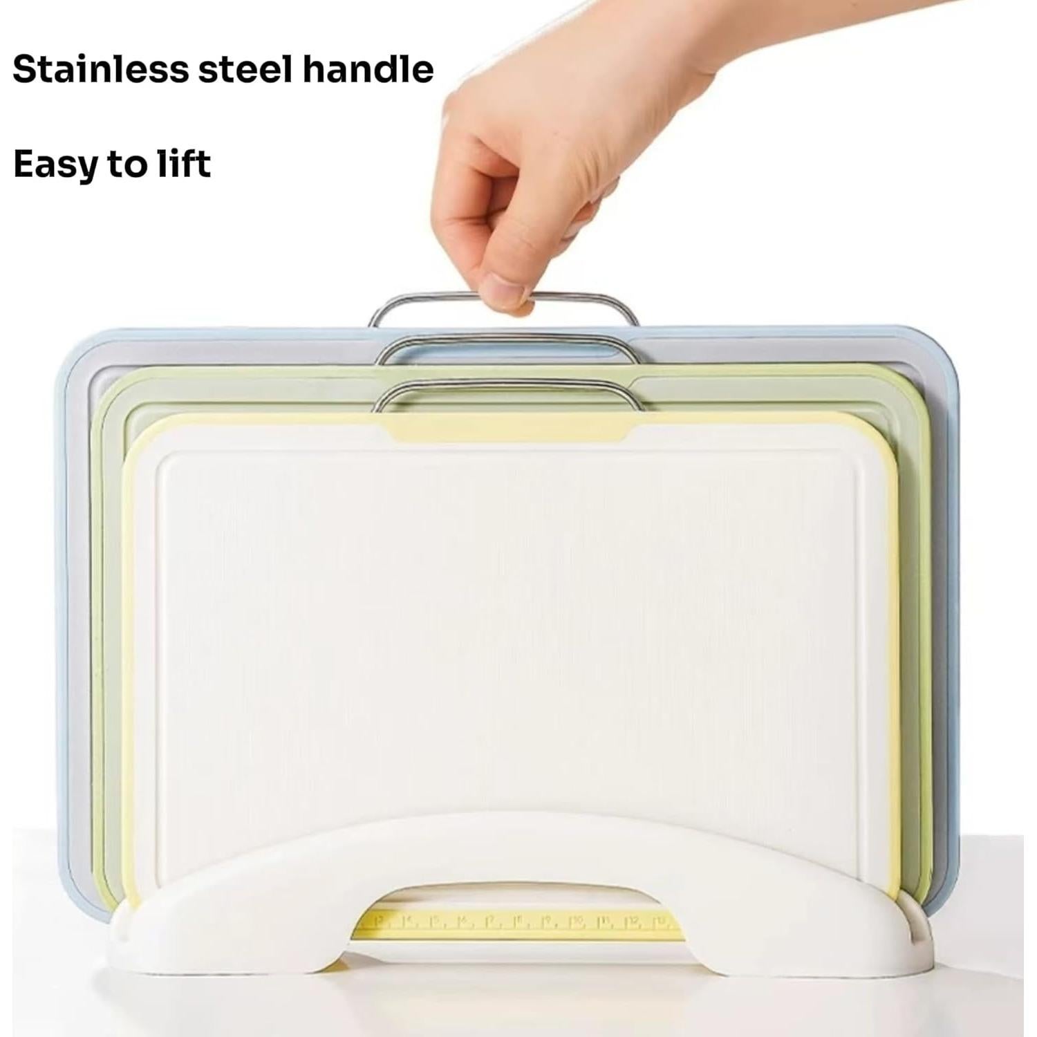 Juego de 3 Tablas de Cortar ACAUTO con Soporte Antideslizante