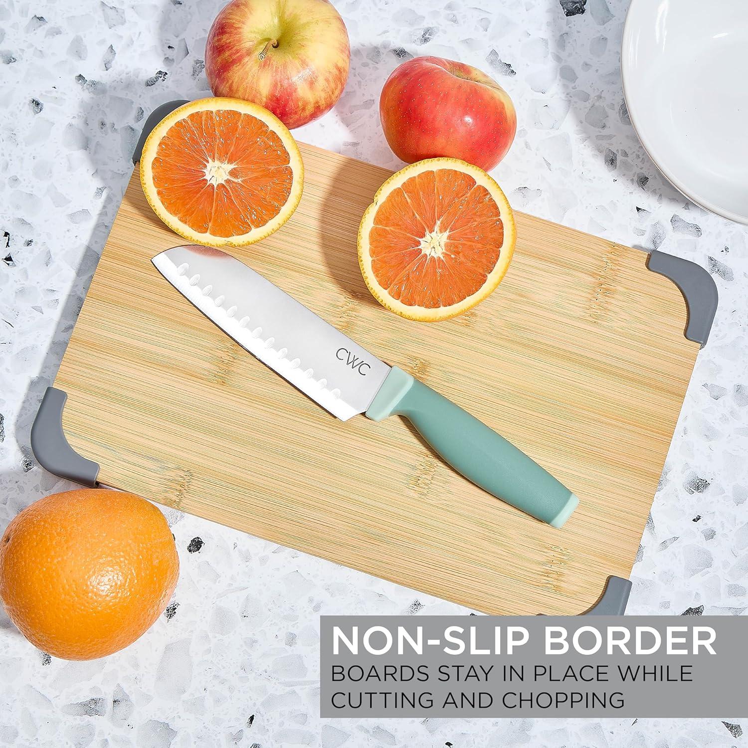 Juego de 3 Tablas de Cortar Antideslizantes Cook with Color