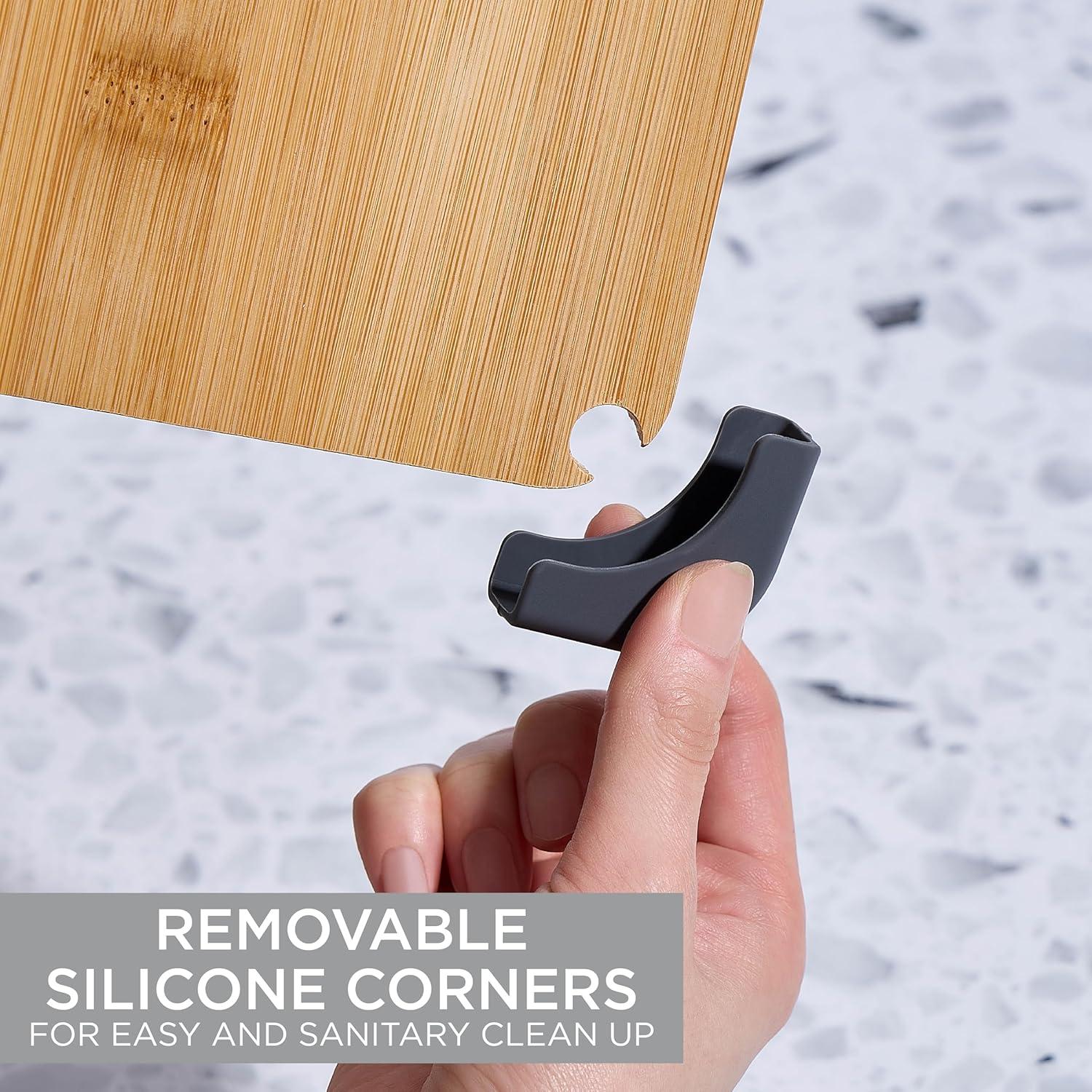 Juego de 3 Tablas de Cortar Antideslizantes Cook with Color