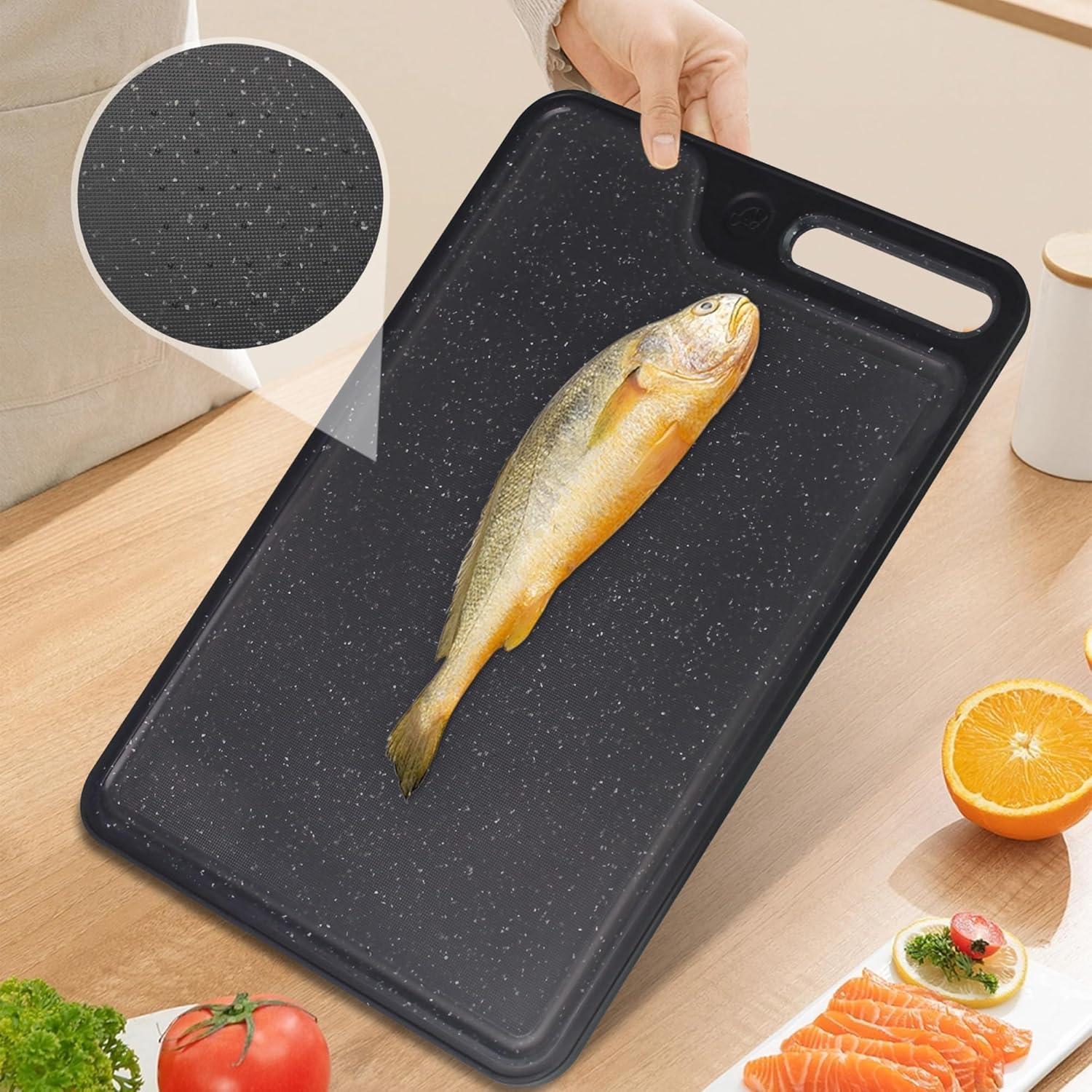Conjunto de Tablas de Cortar Tagliere 2 Piezas Antideslizantes