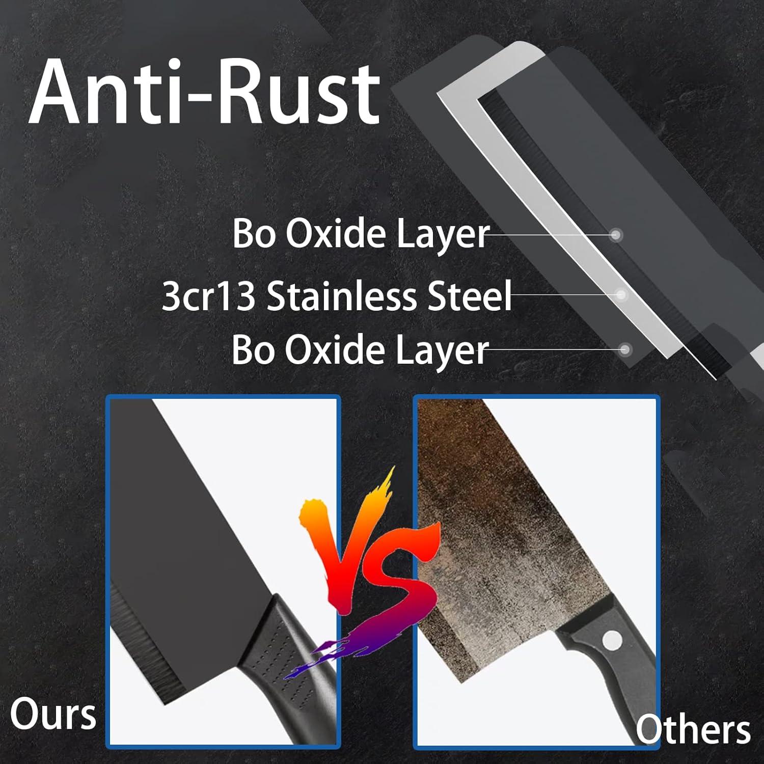 Juego de cuchillos de cocina Magicorange 7 piezas acero inoxidable