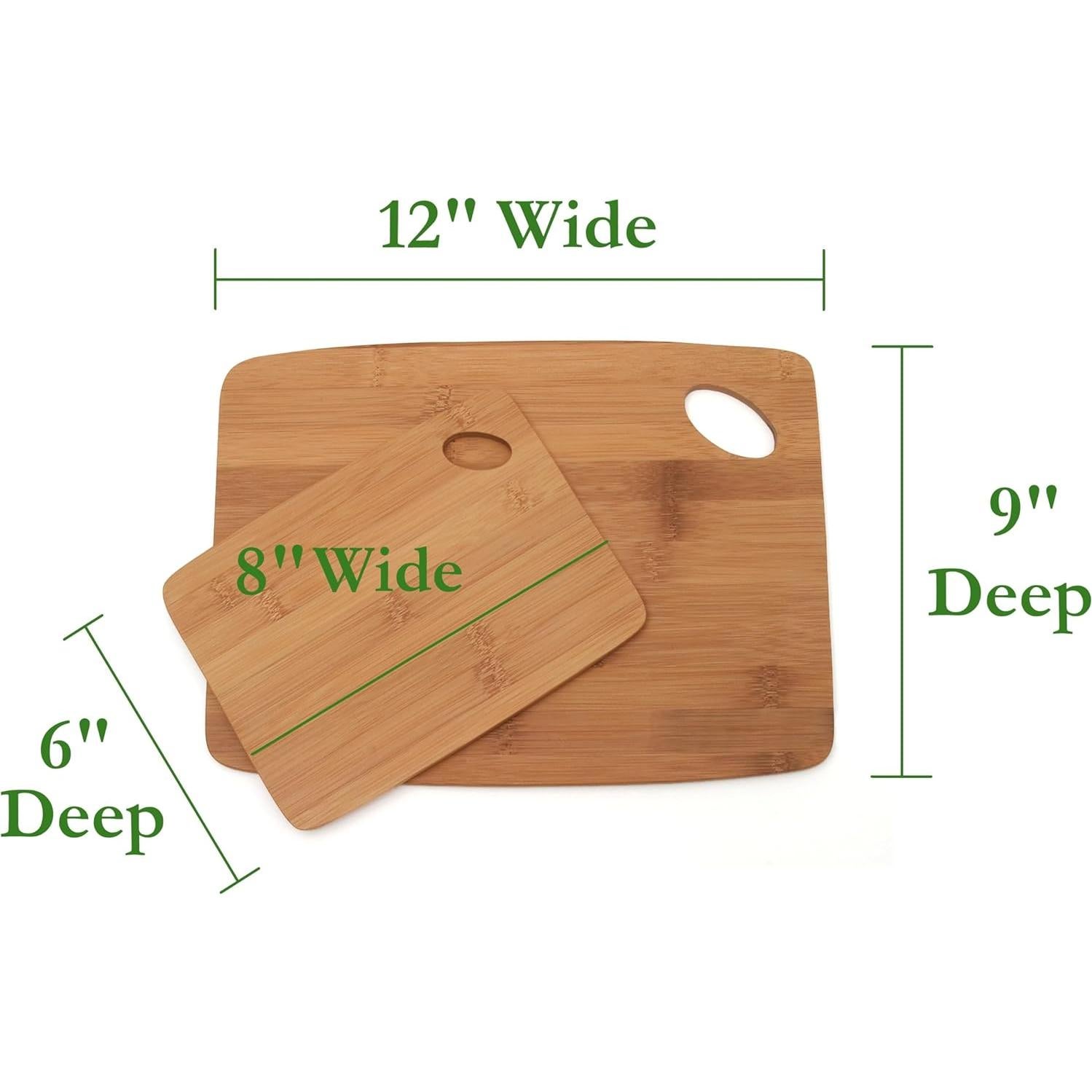 Juego de 2 Tablas de Cortar Lipper International de Bambú