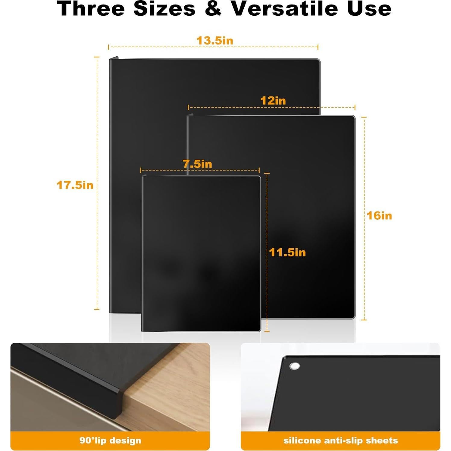 Juego de 3 Tablas de Cortar Acrílicas Adeptus Mechanicus 44.5x34.3 cm