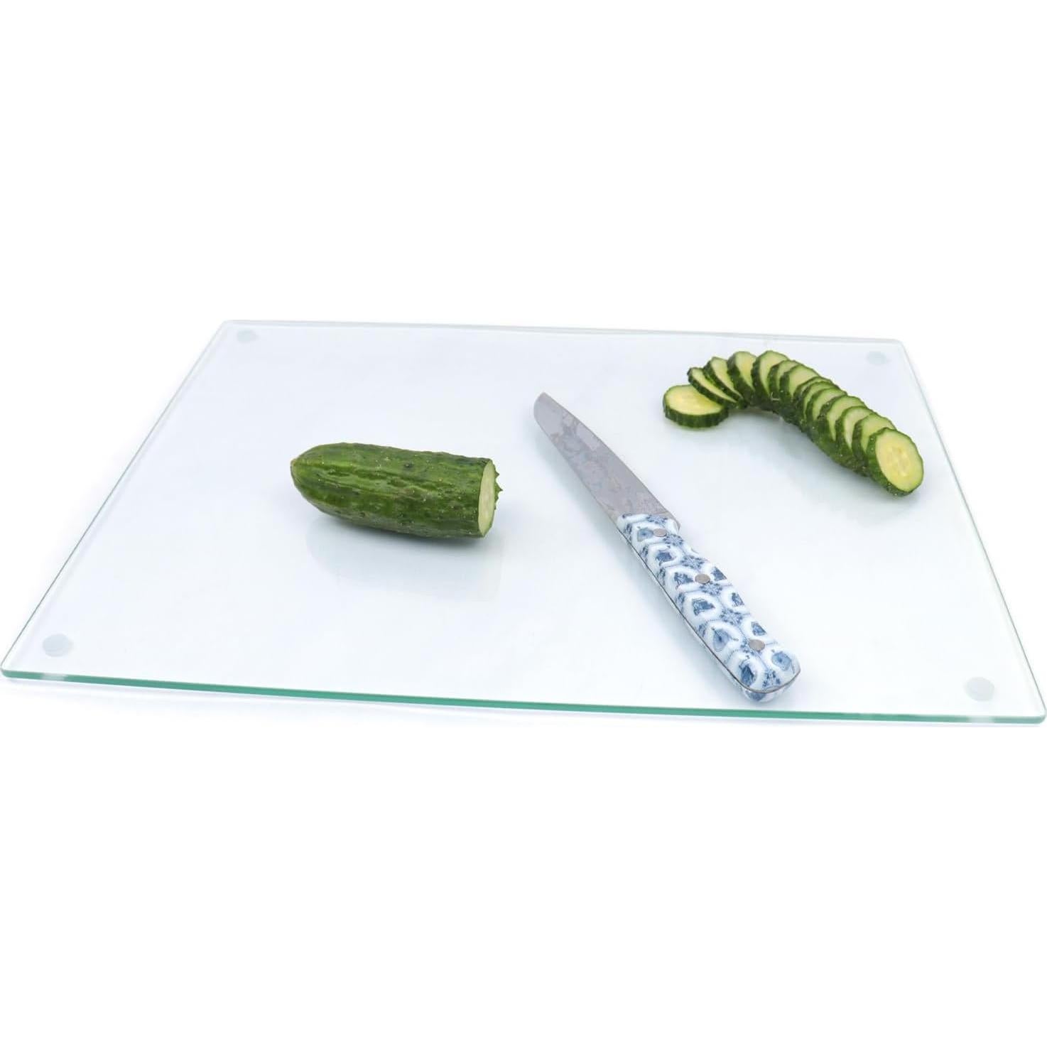 Juego de 4 Tablas de Cortar de Vidrio Templado LANGBOHOS