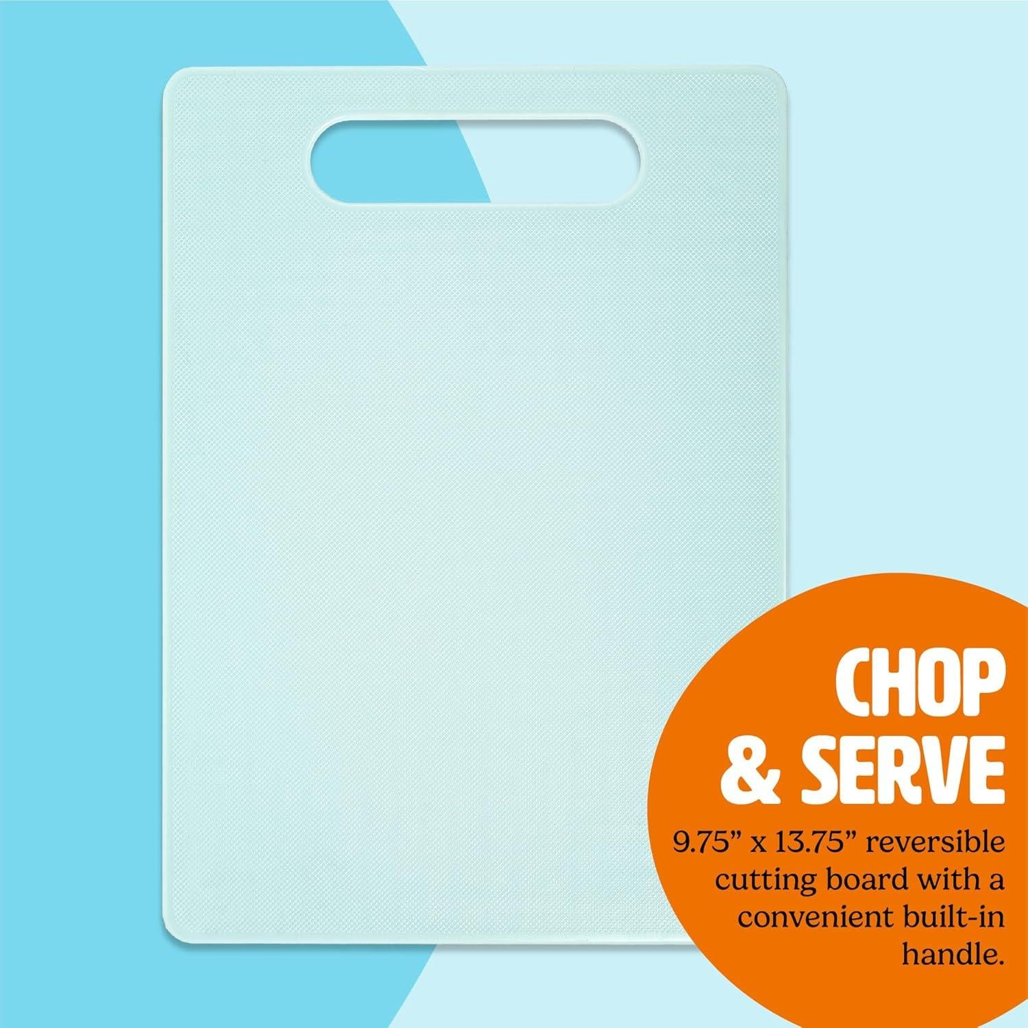 Conjunto de Cuchillos y Tabla de Cortar Tasty 5 Piezas Acero Inoxidable