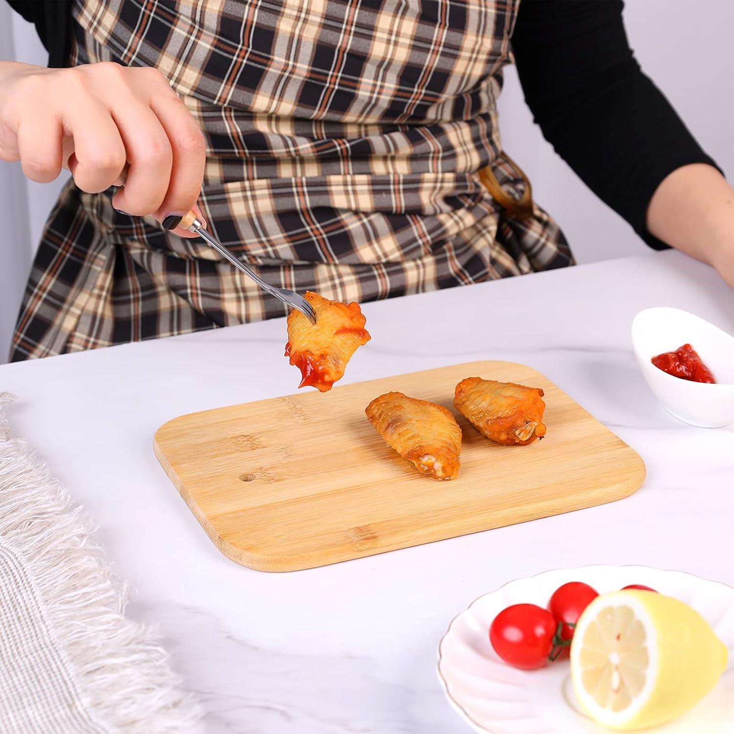 Juego de Tablas de Cortar de Bambú HTB - 6 Piezas Multiusos