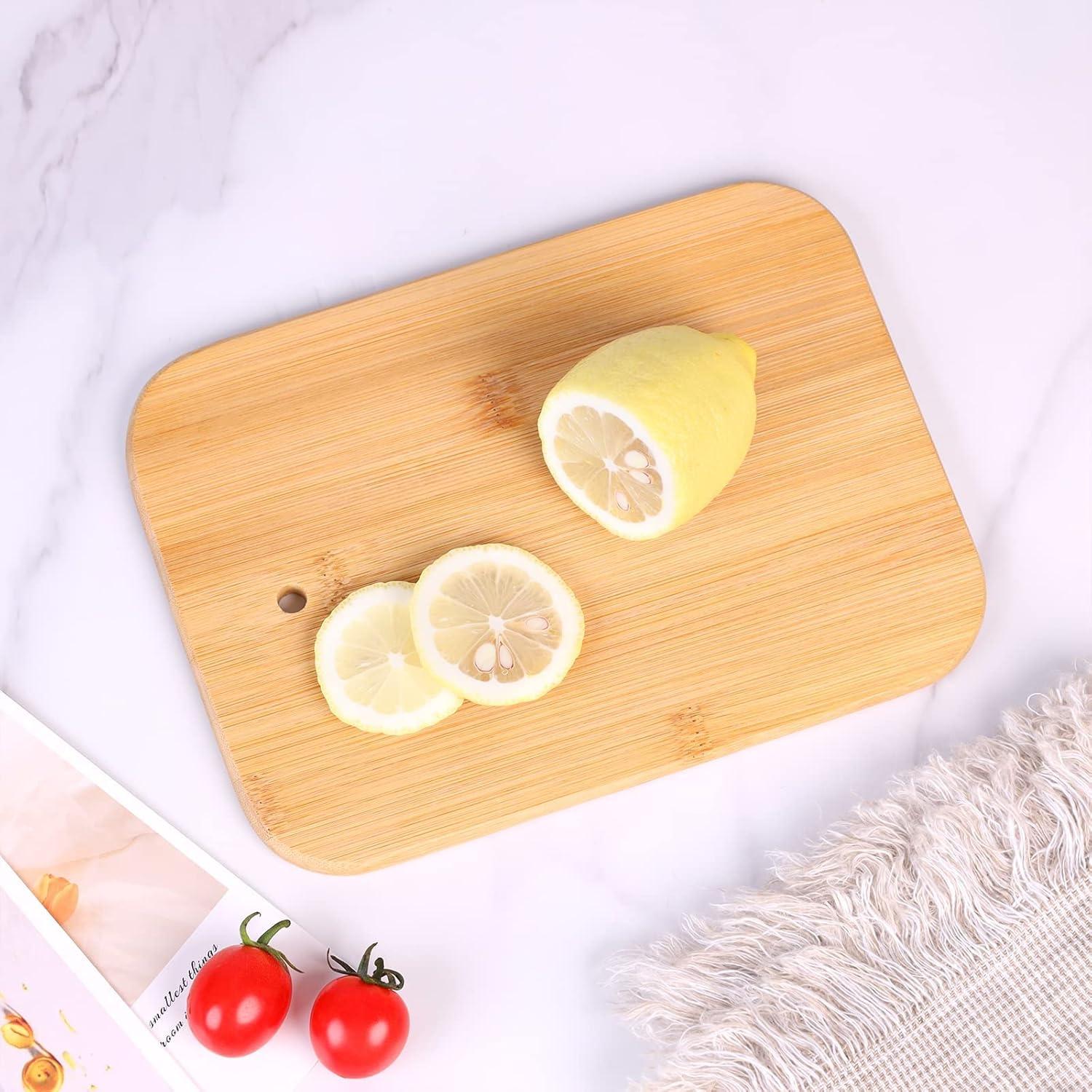 Juego de Tablas de Cortar de Bambú HTB - 6 Piezas Multiusos