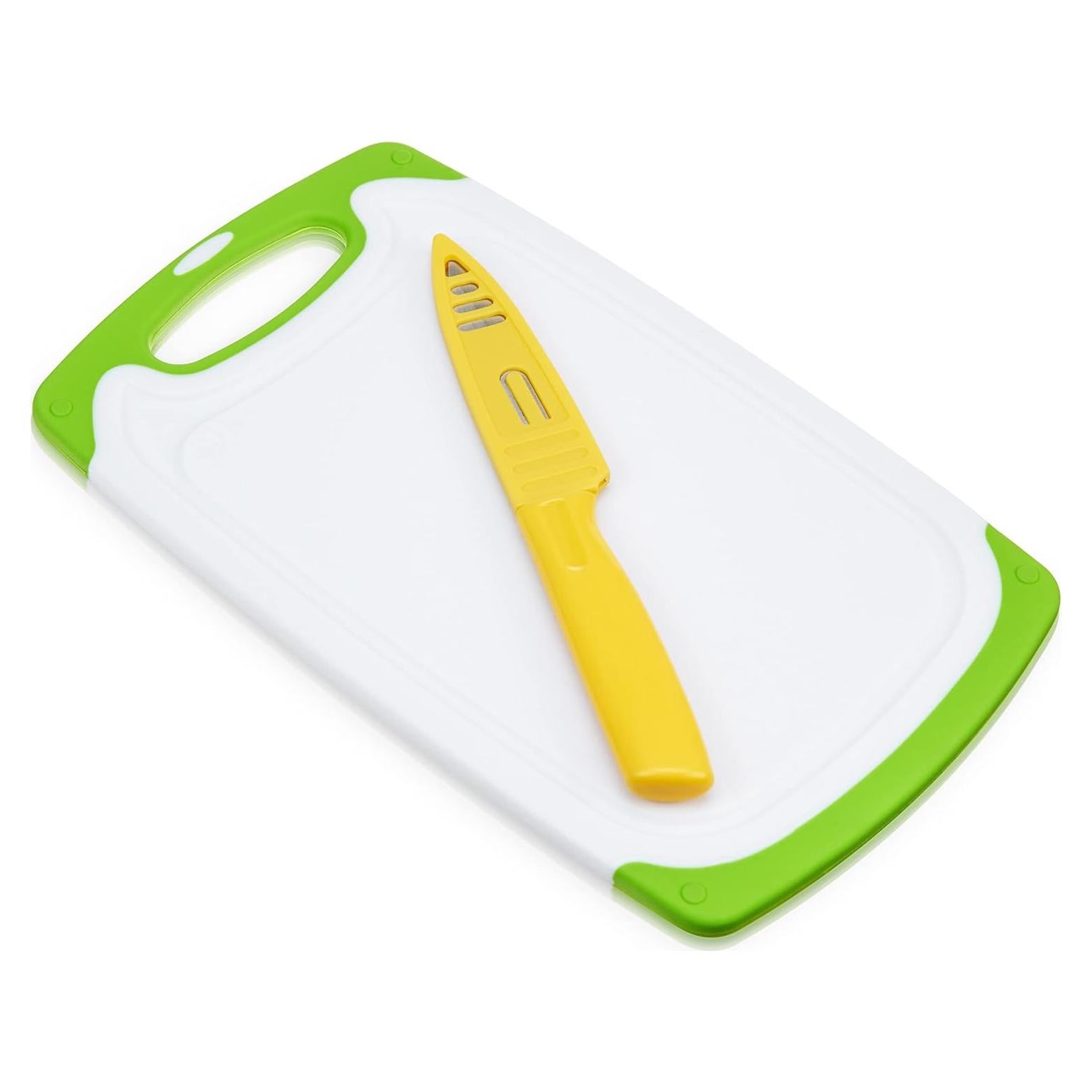 Juego de Tabla de Cortar Pequeña y Cuchillo de Pelar True