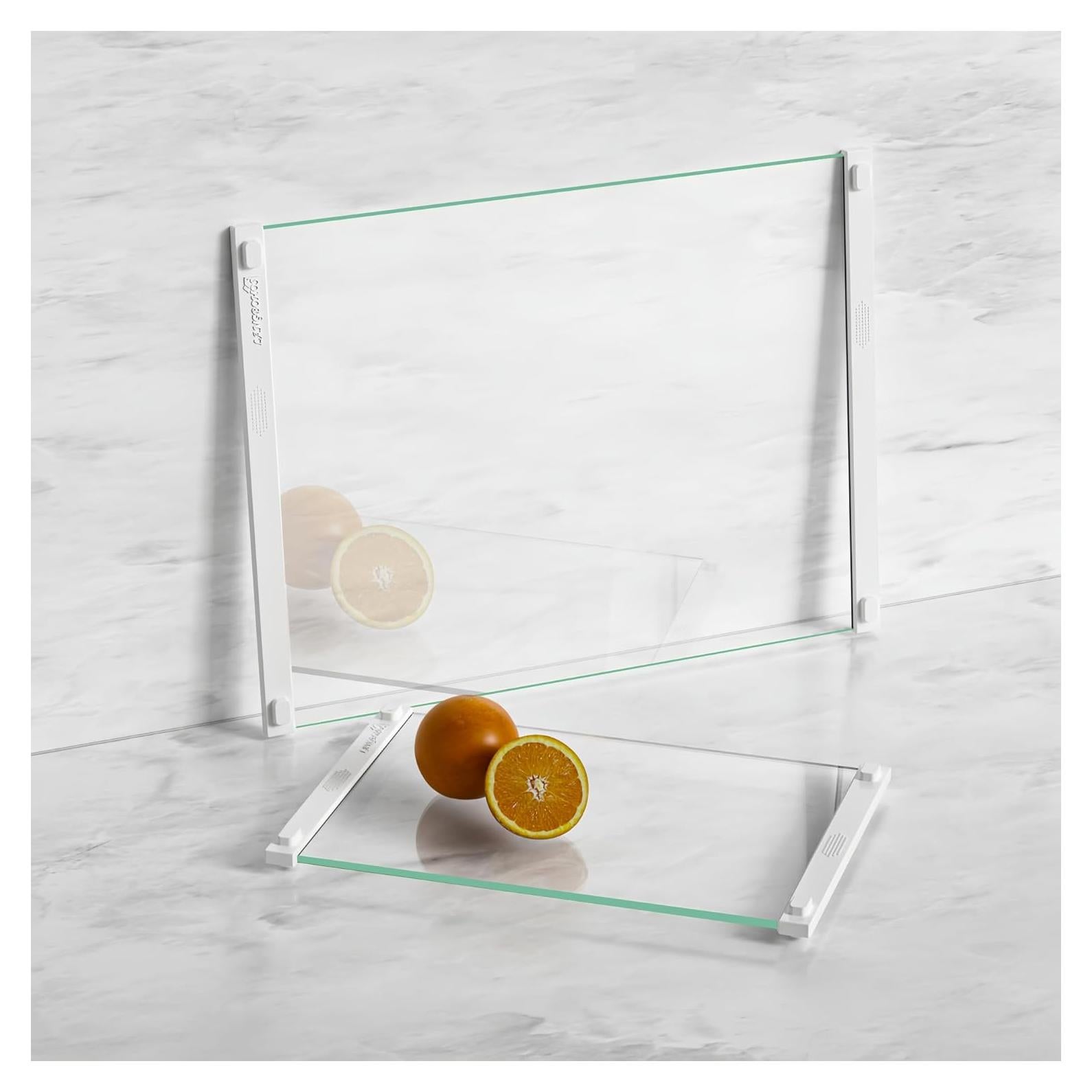 Juego de 2 Tablas de Cortar de Vidrio LANGBOHOS 30x40 cm