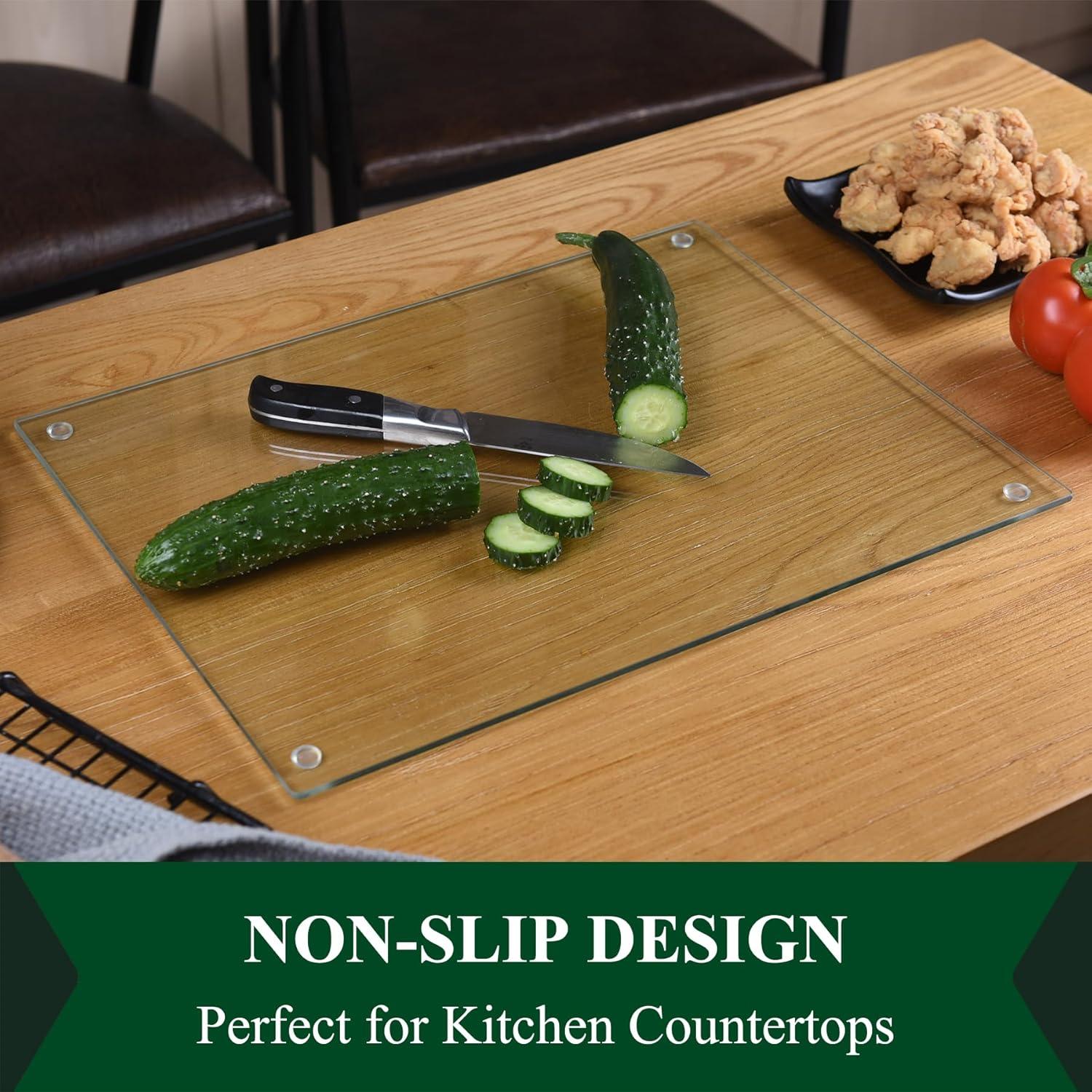 Tabla de Cortar de Vidrio Templado Phore - Juego de 4, 30x40cm