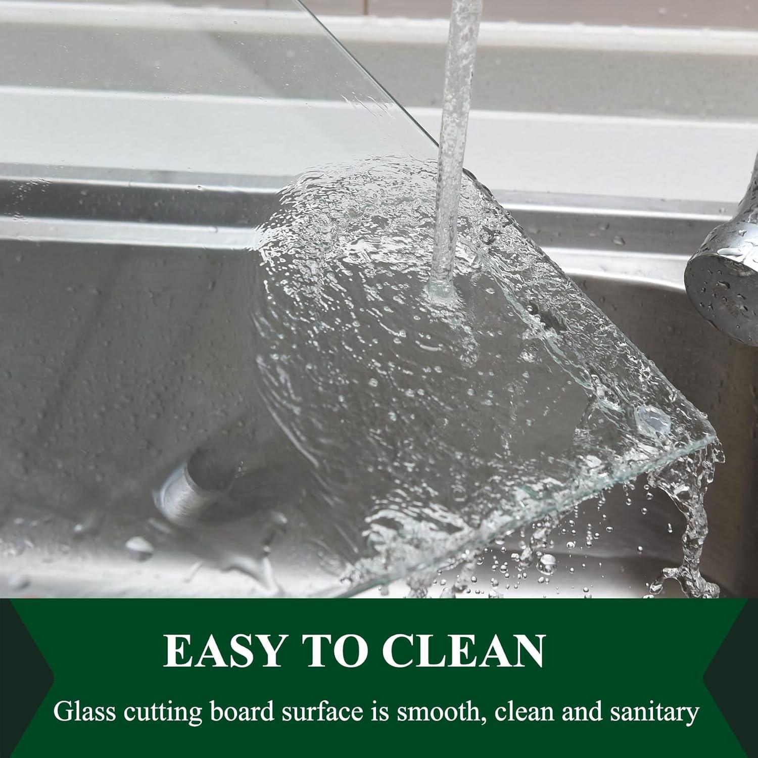 Tabla de Cortar de Vidrio Templado Phore - Juego de 4, 30x40cm